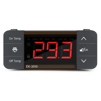 На дребно Дигитален Регулатор на Температурата на 220V Cool Heat Switch Сензор Термостат Размразяване на Хладилника