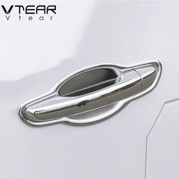 Vtear За Hyundai Solaris 2 капачка на дръжката на вратата, Хромирани жаден вратата на купата хромирана защита на аксесоари за стайлинг на автомобили украса на автомобил
