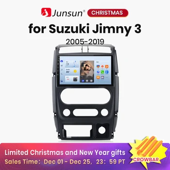 Автомагнитола Junsun Wireless Carplay Android на авточасти за Suzuki Jimny 3 2005-2019 Мултимедия GPS авторадио 4G WIFI DSP