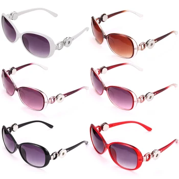 10 бр./лот, Бижута на бутоните на едро, слънчеви очила, Ретро, овални, очила, Слънчеви очила, 18 мм, женски накити на бутоните