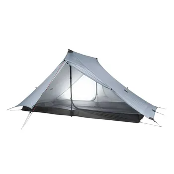 3F GEAR Lanshan 2 Pro Сверхлегкая Палатка за 2 Души 3-4 Сезона За нощуване На Открито Професионална 20D Silnylon Бесштоковая Палатка