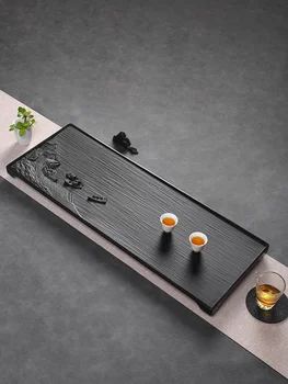 Чист Натурален Чай Набор от Wujinshi Tea Plate Household 2022 New Integrated High end Customized Stone Tea Plate Set