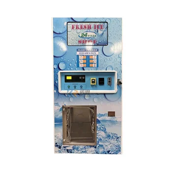 Гореща разпродажба на закрито 450 кг на ден Автомат за лед самообслужване на открито Автоматична машина за производство на сладководни лед