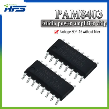 На чип за стереоусилителя клас D PAM8403, 3 W, SOP16, 8403, 10 бр.