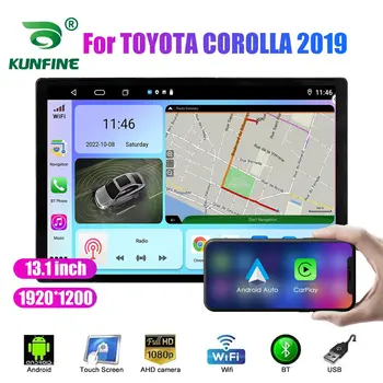 13,1-инчов Автомобилен радиоприемник за TOYOTA COROLLA 2019 Кола DVD GPS Навигация Стерео Carplay 2 Din Централна Мултимедиен Android Auto
