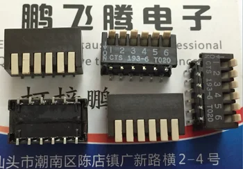 1бр Оригинален американски ключ набиране CTS-193-6MS с 6-битов ключ, странични циферблат стъпка 2,54, високо натискане