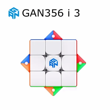 GAN356 I 3 3x3x3 Магнитен Професионален Магически Куб Без етикети 356 I3 Smart Cube 3x3 Магнит Скорост Пъзел Gan 356 I Cubo Magico