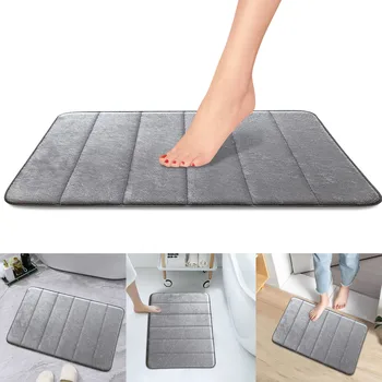 Фланелевый подложка за пода, гъба килим, килимче за пода, домакински водопоглощающий нескользящий подложка за крака