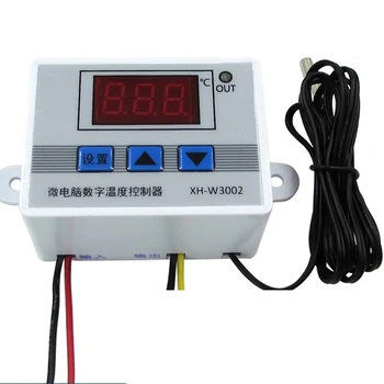 XH-W3002 220V Цифрова Led температурен Регулатор 10A Сензор Ключа за Управление Термостат С Водоустойчив Сензор W3002