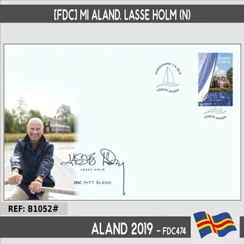 B1052 # Aland 2019 [FDC] Mi Aland. Ласе Holm (N)