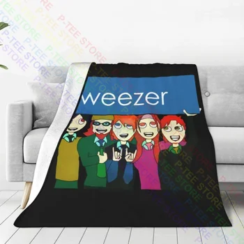Мультяшная група Weezer Група Алт-рок Одеяло Зимна класика Висококачествена кожа Приятелски Семейни Разходи