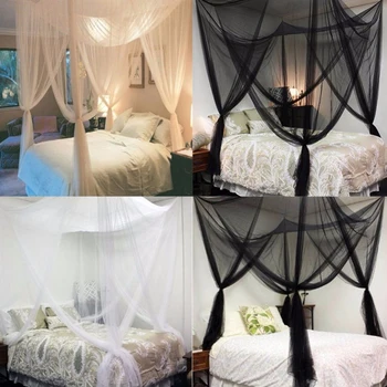 Mosquito net, Дворцовата Четырехдверная двойно легло с размер 