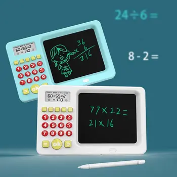 Обучение по Математика USB Дъска за въвеждане на ръкописен текст Детско Съкровище за английски за Рисуване LCD Испански Калкулатор Ментална аритметична машина