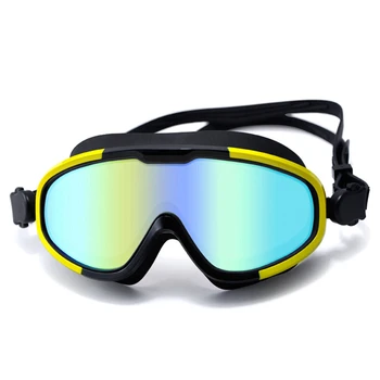 Очила за плуване с защита от замъгляване, Очила за плуване, Регулируеми Очила за плуване, слънчеви очила за плуване с покритие покритие, очила за плуване за възрастни