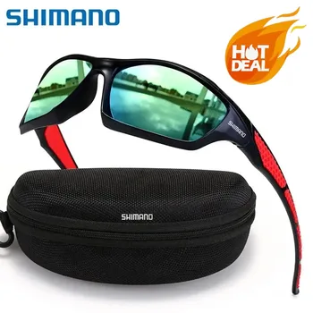 НОВИ Модни очила SHIMANO за риболов, Колоездене, Очила, Улични Слънчеви очила, Мъжки И дамски Спортни очила с UV400, очила за Колоездене на велосипед