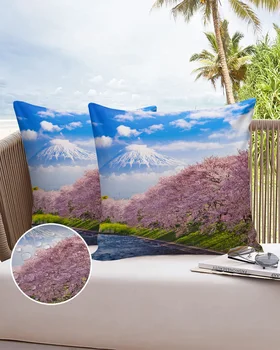 Планината Фуджи Sakura Landscape, Водоустойчив Калъфка за възглавница, Декоративна Калъфка за разтегателни дивана, Начало Декор, Автомобили Калъфка