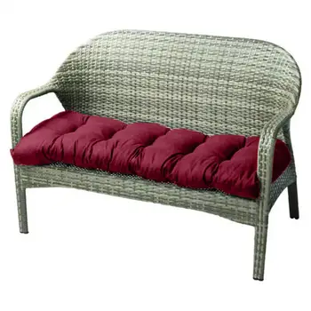 Удобна възглавница за седалката и мека удебелена възглавници за градинска пейка, нескользящая, висока еластичност за удобен градински мебели за тераса