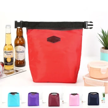 Модерен преносим Термоизолированная чанта за обяд, чанта-хладилник, Ланчбокс, Чанта за съхранение, Женствена чанта за носене, Изолационен пакет Picinic Food Мъкна