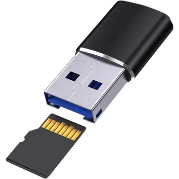 USB 3.0 USB Адаптер за МИНИ Преносим четец на карти MICRO SDXC USB3.0 четец на ридеры за Таблет PC, Лаптоп, Настолен Лаптоп
