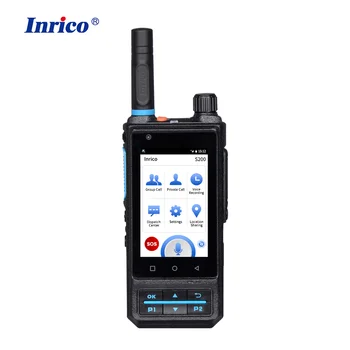 Inrico S200 4G Network Радио Android Мобилно Двустранно Радио Безжична Поддръжка Zello, Истински ПР Gloable Предизвикателство Отключени Сензорен Экранрадио