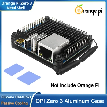 Корпус от алуминиева сплав Orange Pi Zero 3 Корпус на Радиатора на процесора с Пасивно охлаждане за Orange Pi Zero 3