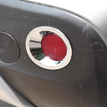 Подходящ за Nissan Qashqai 2008-2015 Хромирана капачка задна противотуманного фенер, тампон върху броня, формоване, гарнитура, рамка за подреждане
