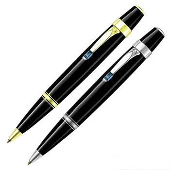 Луксозна Mini-химикалка писалка MB Bohemies от черна смола Blance, преносими Къса офис химикалки за писане с скъпоценния камък, сериен номер