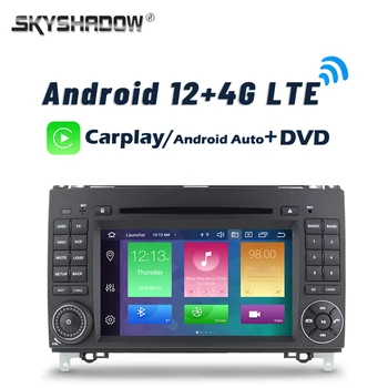 Carplay DSP 4G LTE Android 12, 8G + 128G 8 Ядрени Кола DVD-плейър, Радио, GPS, Bluetooth, wifi, За да Benz W169 W245 Vito Viano Sprinter W209