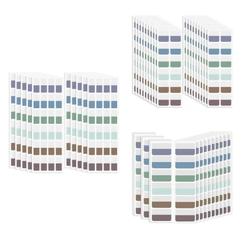 Лепкава указателни разделите Цветни самозалепващи книгата раздели Разделите страници с възможност за запис на Прозрачни за файлове Notebooks
