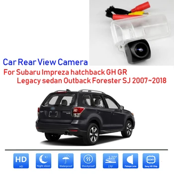 HD Водоустойчива Камера за обратно виждане на Автомобила 1080*720 За Subaru Impreza Хечбек GH GR Legacy Outback Седан Forester SJ 2007 ~ 2018