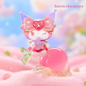 Героите на поредицата Sanrio Жизнеността на Праскова Blind Box Kuromi My Melody Pochacoo Hello Kitty Caixas Supresas Mystery Box Детски Подарък