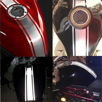 Декоративна стикер във формата на ленти на резервоара на мотоциклета за YAMAHA 250 TTR125 L E TTR250 WR250R X SEROW225