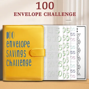 100-дневен предизвикателство 100-Дневен предизвикателство Спестяванията Парична награда плик Бюджетен лист Бележки
