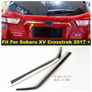 Задната част на Капака на Багажника на Колата, Горна Декоративна Летва на Вратата на Багажника, Панел 2 ЕЛЕМЕНТА, Подходящи За Subaru XV Crosstrek 2017-2021 Аксесоари