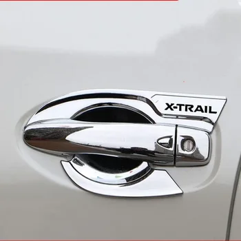 ABS Хром Автомобилен Стайлинг Врата копчето на Кутията Врата копчето Купа Отрежете Аксесоари, Подходящи За Nissan X-trail T32 2014-2017 2018 2019 2020 H