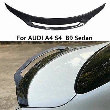 За AUDI A4 S4 RS4 B9 Седан GT style от въглеродни влакна FRP лъскаво черно Заден Спойлер на Багажника Крило Аксесоари за настройка на колата 2017-2019