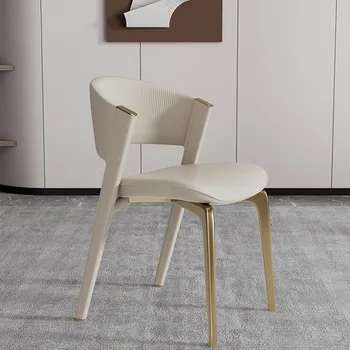 Италиански Луксозен Стол За Хранене Модерен Минималистичен Дизайн На Обедната Стола За Хола Творчески Отдих Sillas Мебели За Дома