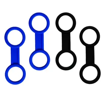 Двоен Държач за тръба, Силиконови пръстени за притежателя на тръбата (опаковка от 4 броя)