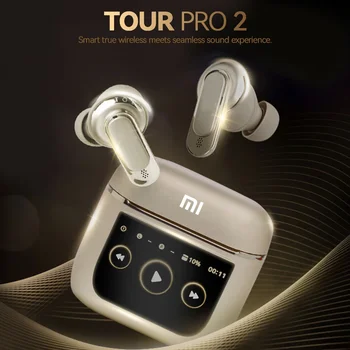 XIAOMI TOUR PRO 2 Истински безжични слушалки ANC Bluetooth Слушалки с шумопотискане TWS Слушалки Малка спортна водоустойчива слушалки
