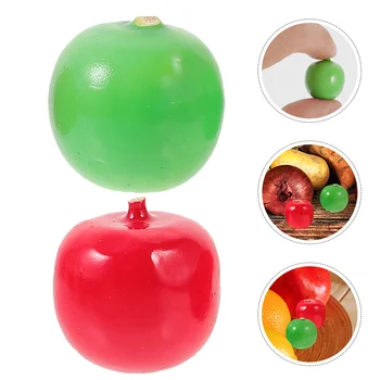 120шт Миниатюрни модели ябълки, Полистирен Ябълки, Модели на фалшиви плодове, украса на помещенията