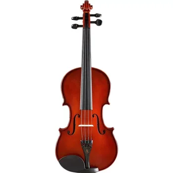 Цигулка за възрастни и деца Входно ниво, Струнен музикален инструмент ръчно изработени от масивна дървесина, Цигулка с богати аксесоари