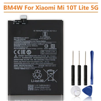 Преносимото батерия BM4W за Xiaomi Mi 10T Lite 5G, акумулаторна батерия за телефон 4820 ма
