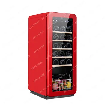 20 Бутилки Вино кабинет, Охладител за вино с постоянна температура, Домакински Малко Вино Кабинет, Производител на Мини-въздушно охлаждане, Без замразяване