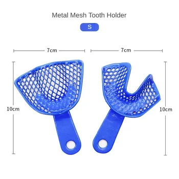 Тави за облекчаване на най-хвърля на Метални мрежести S/ M/ L Инструменти за стоматологична лаборатория Тава за привеждане в съответствие хапят Титуляр за зъби Грижи за устната кухина Материали за стоматологична лаборатория