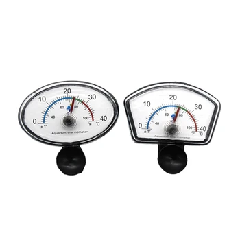 Термометър за аквариум с течност в стъклото потопяеми тип с вендузата
