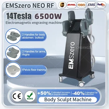 6500W 14 Tesla DLS-EMSLIM НЕО Машина За Отслабване Отслабнете Nova EMS Електро-мускулна Body Sculpt Butt Build EMSZERO