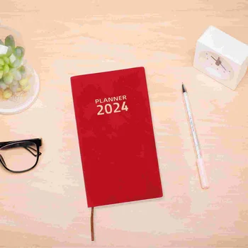 2024 График Книга Дневния Ред Бележник Месечен Седмичен Ежедневно Планиране На Календар Бележник Е Английската Версия На Notepad