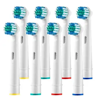 8 сменяеми Дюзи За Електрическа Четка за зъби Oral-B Fit Advance Power Pro Health/Triumph/3D Excel/Vitality Precision Clean