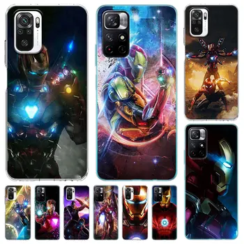 Калъф Marvel Iron Man Hero за Xiaomi Redmi Note 12 Pro Plus 11 11s 10 10s 8 11E 9 8T 9T 11T 7 9S 6 5 Pro Мек Калъф За Телефон от TPU