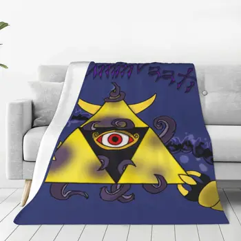 Фланелевое одеяло Evil Eyes IlluminVaati Mysterious Меко Топло Покривка за дивана, Покривки за пътуване, Покривка за дивана-легло